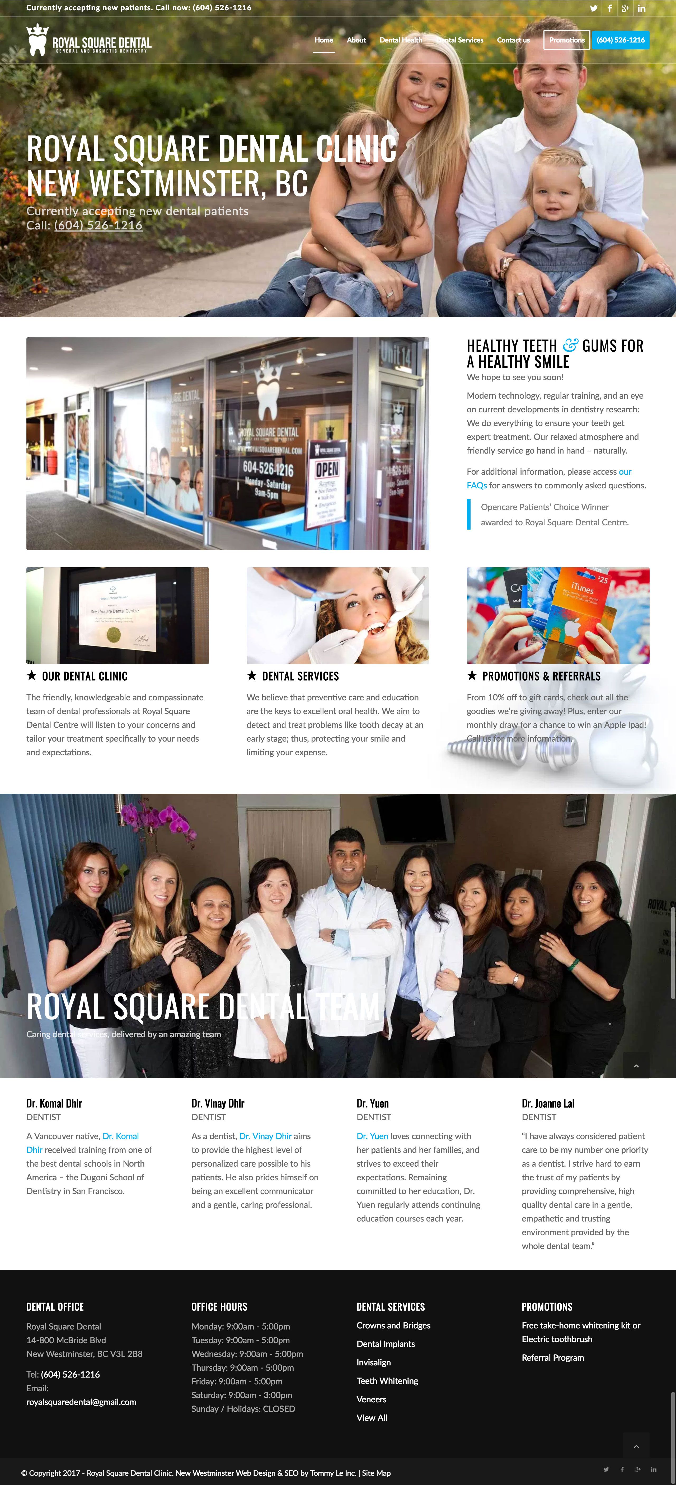 Royal Square Dental in New Westminster, BC